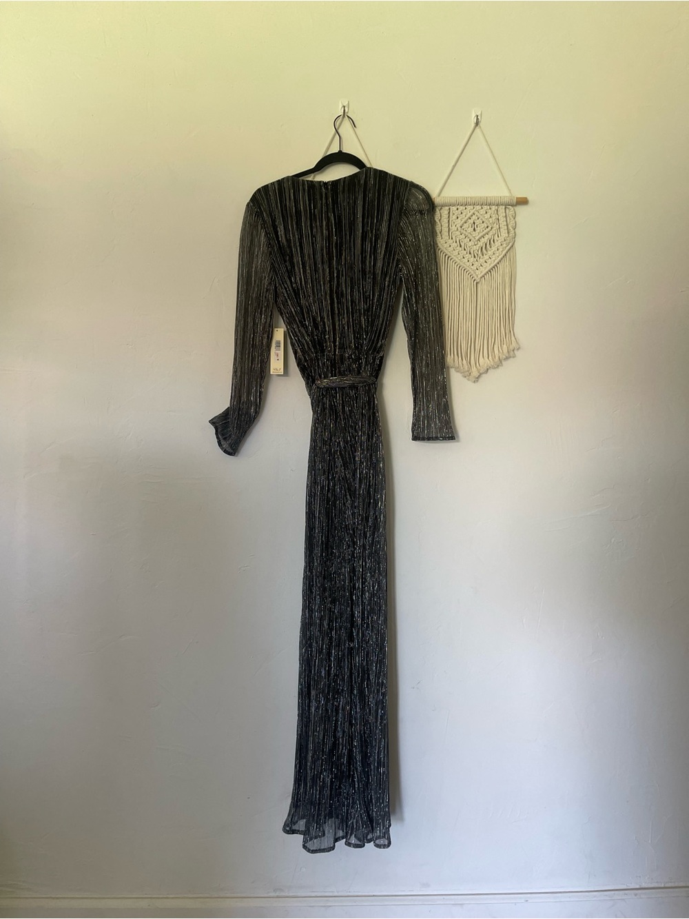 Eliza J Metallic Belted Jumpsuit - Picture 3 of 4